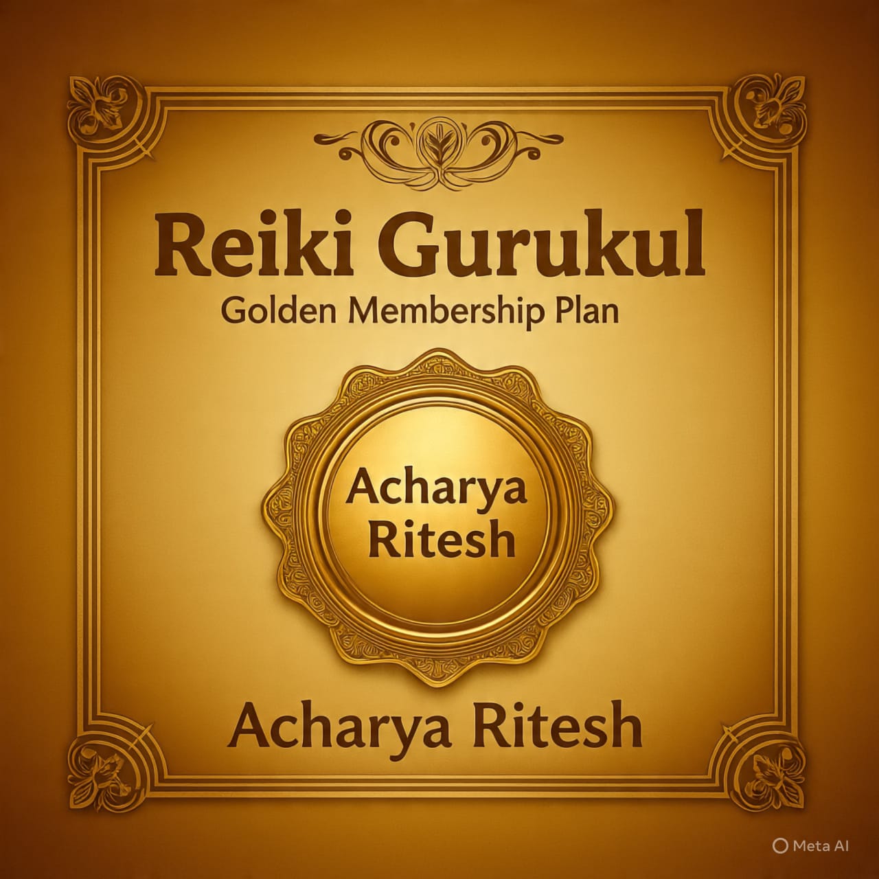 Reiki Gurukul Golden Membership Plan image